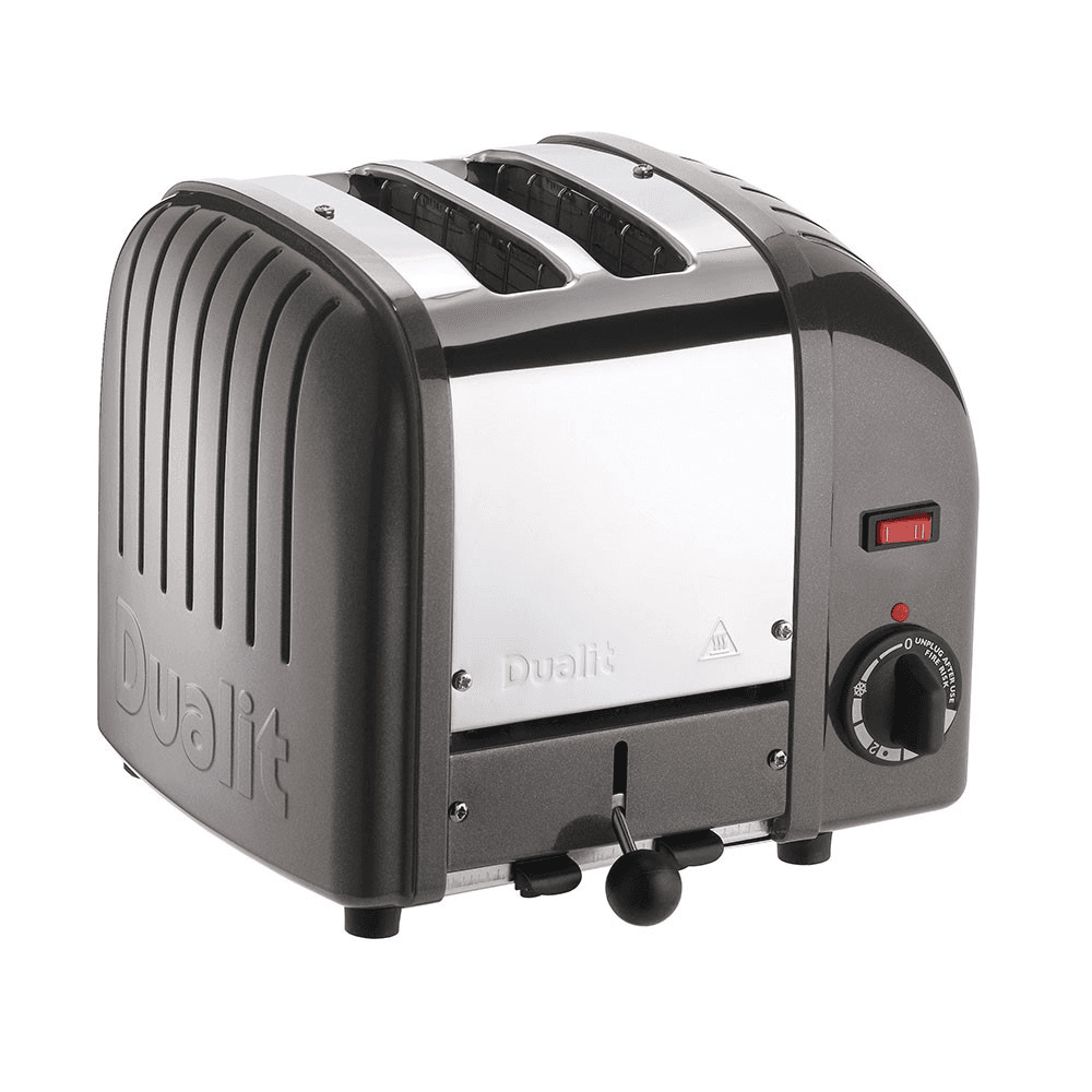 Classic Vario 2 slot toaster, metallic charcoal