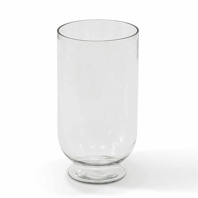 Ashton Hurricane Vase, H33.5cm, Clear