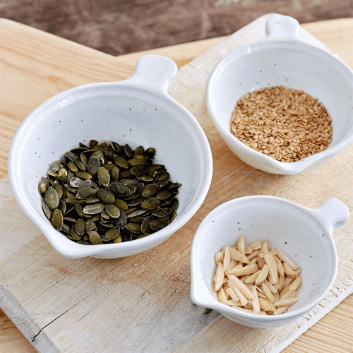 Image showing the Fattoria Set of 3 Measuring Cups, White product.