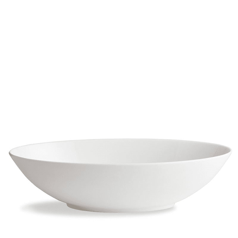 White Oval open serving dish