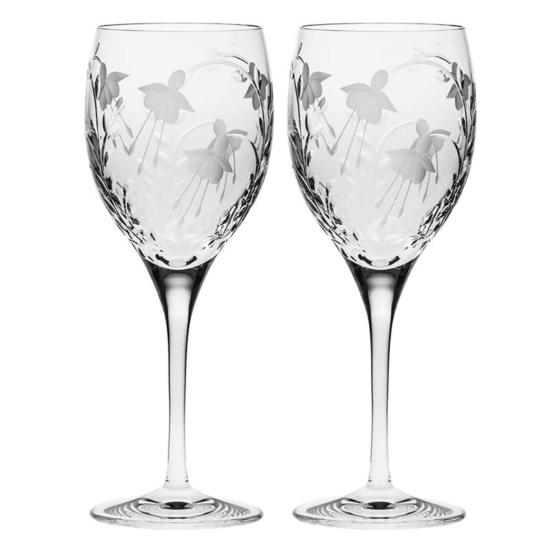 Catherine Set of 2 Wine Glasses, 280ml, Clear