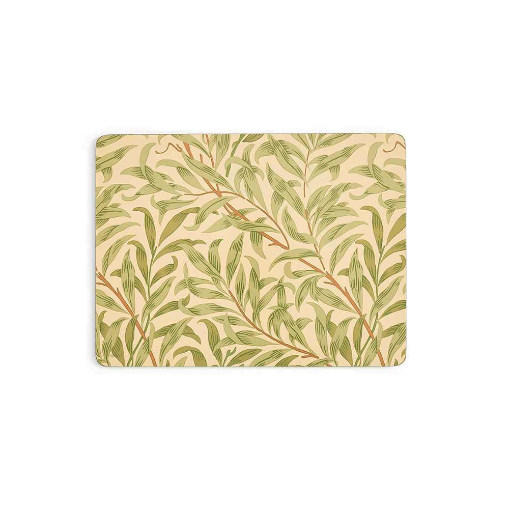 Willow Boughs Set of 6 Placemats, Green