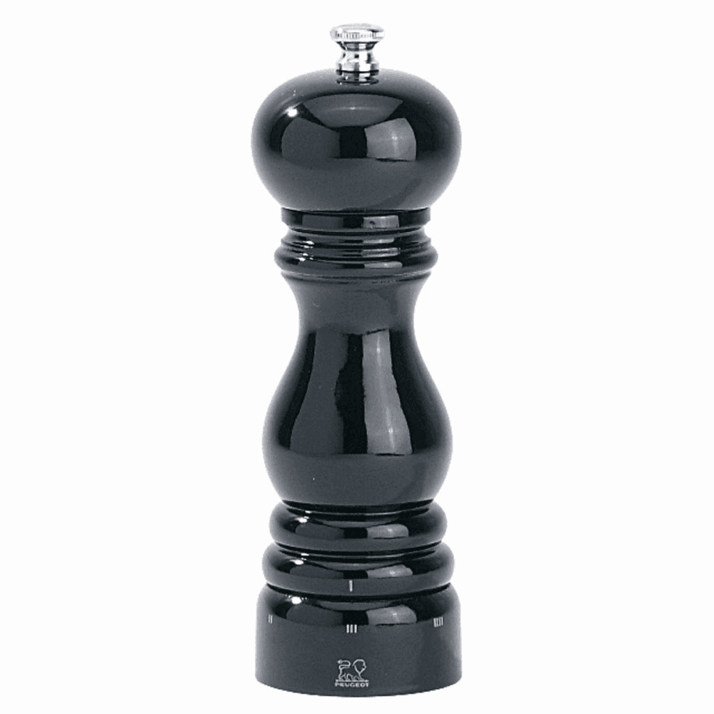 Paris u' Select Pepper mill, 18cm, Black Lacquer Finish