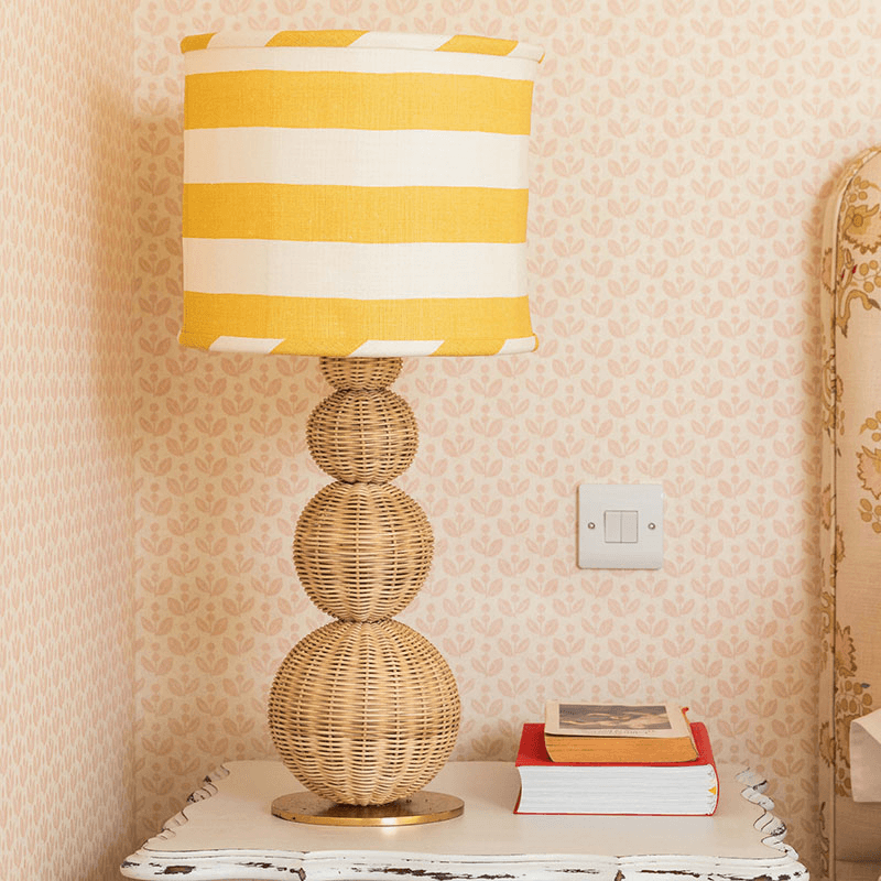 Clarrise Rattan Table Lamp, H51cm, Natural