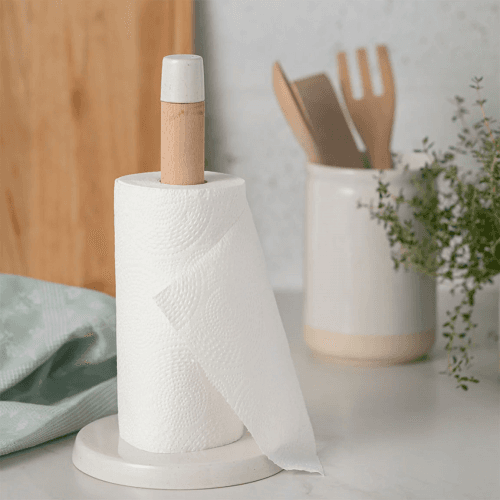 Image showing the Fattoria Paper towel holder, White product.