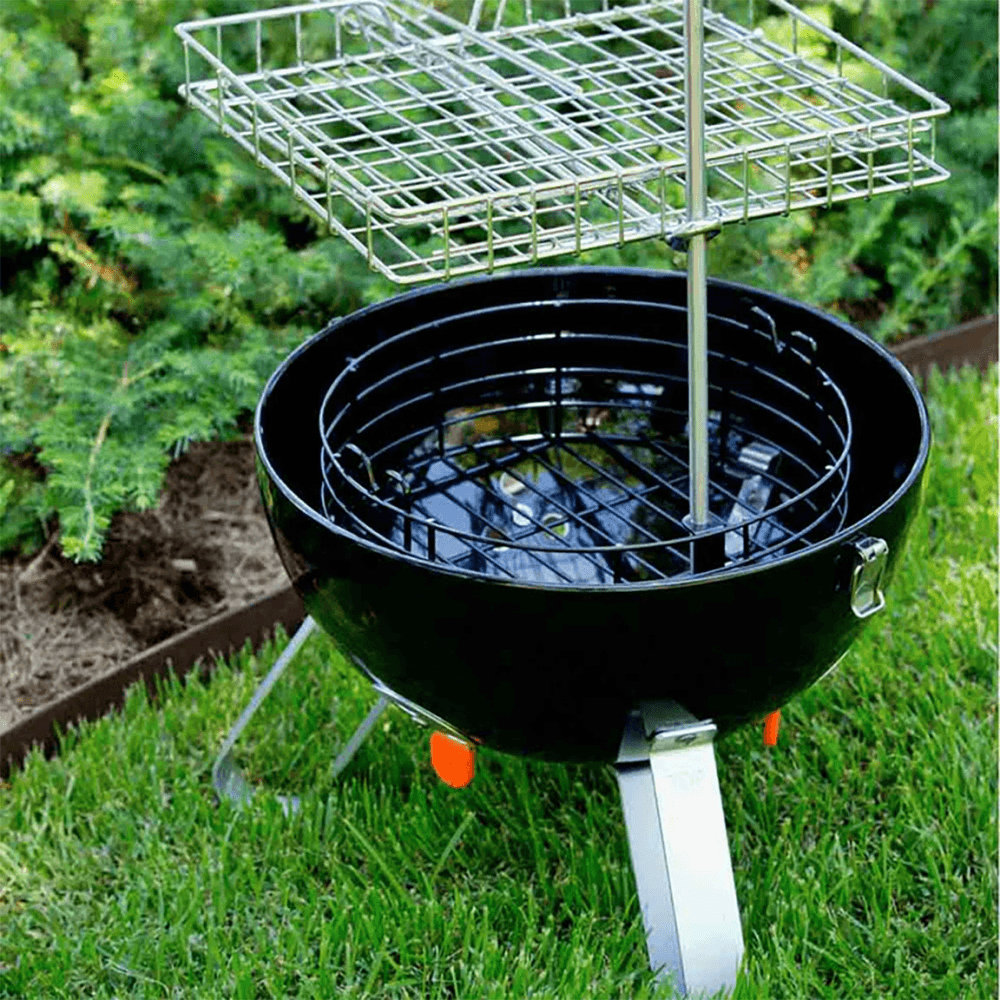 Ranger V4 Charcoal BBQ Smoker, Black