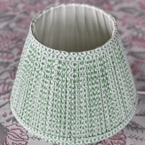 Image showing the Stars & Squiggles Lampshade, 12", Green product.
