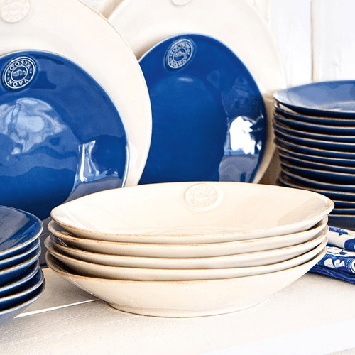 Image showing the Nova Set of 6 soup/pasta plates, 25cm, White product.
