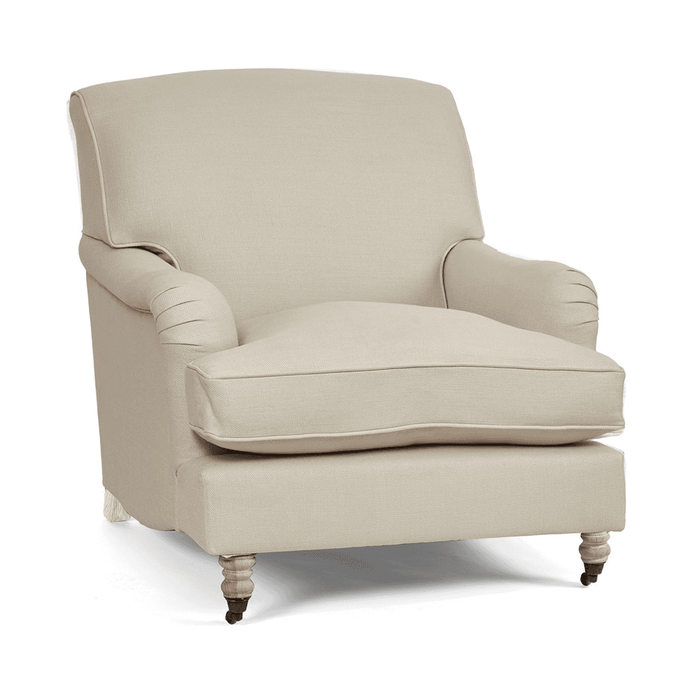 Olivia Armchair, Hugo Pale Oat With Pale Oak Legs