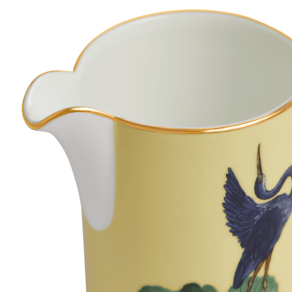 Wonderlust Waterlily Sugar & Creamer Set, Yellow/Floral