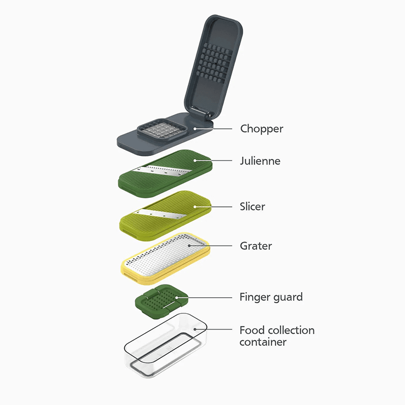 Multi Prep 4 Piece Grater & Slicer, Multi