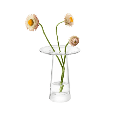 Image showing the Victoria Vase, H15cm, Clear product.