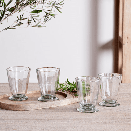 Image showing the Minati Set of 4 Tumblers, Clear product.