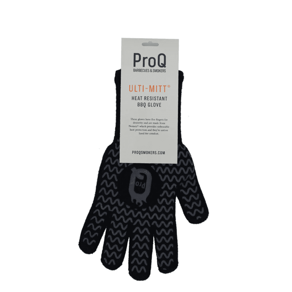 Ulti-Mitt heat resistant BBQ glove, Black