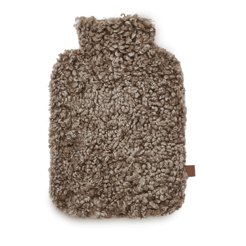 Tussock Sheepskin Hot Water Bottle, Brown