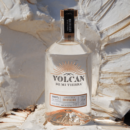 Image showing the Volcan De Mi Tierra Anejo Cristalino Tequila, 70cl product.