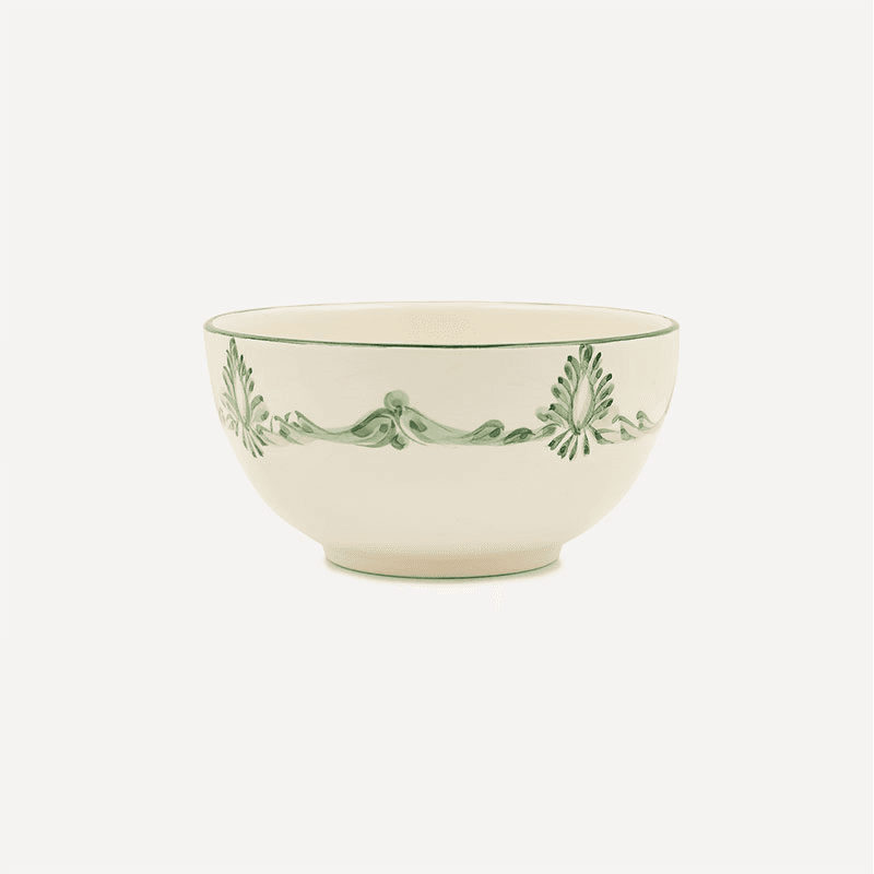 Eleanor Set of 6 Cereal Bowls, 15cm, Forest Green