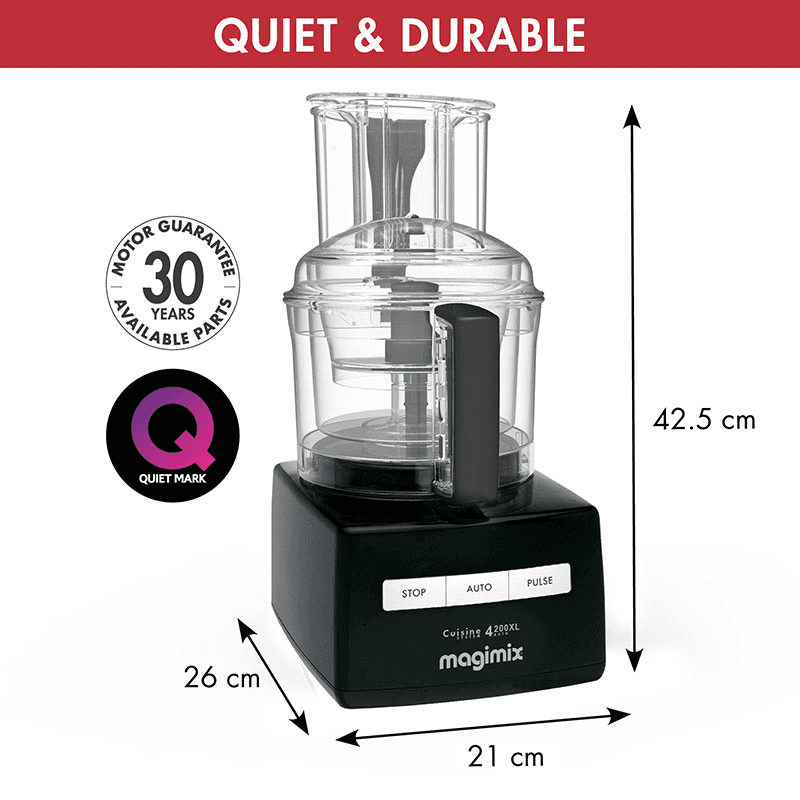 4200 XL Food processor - 18473, Black