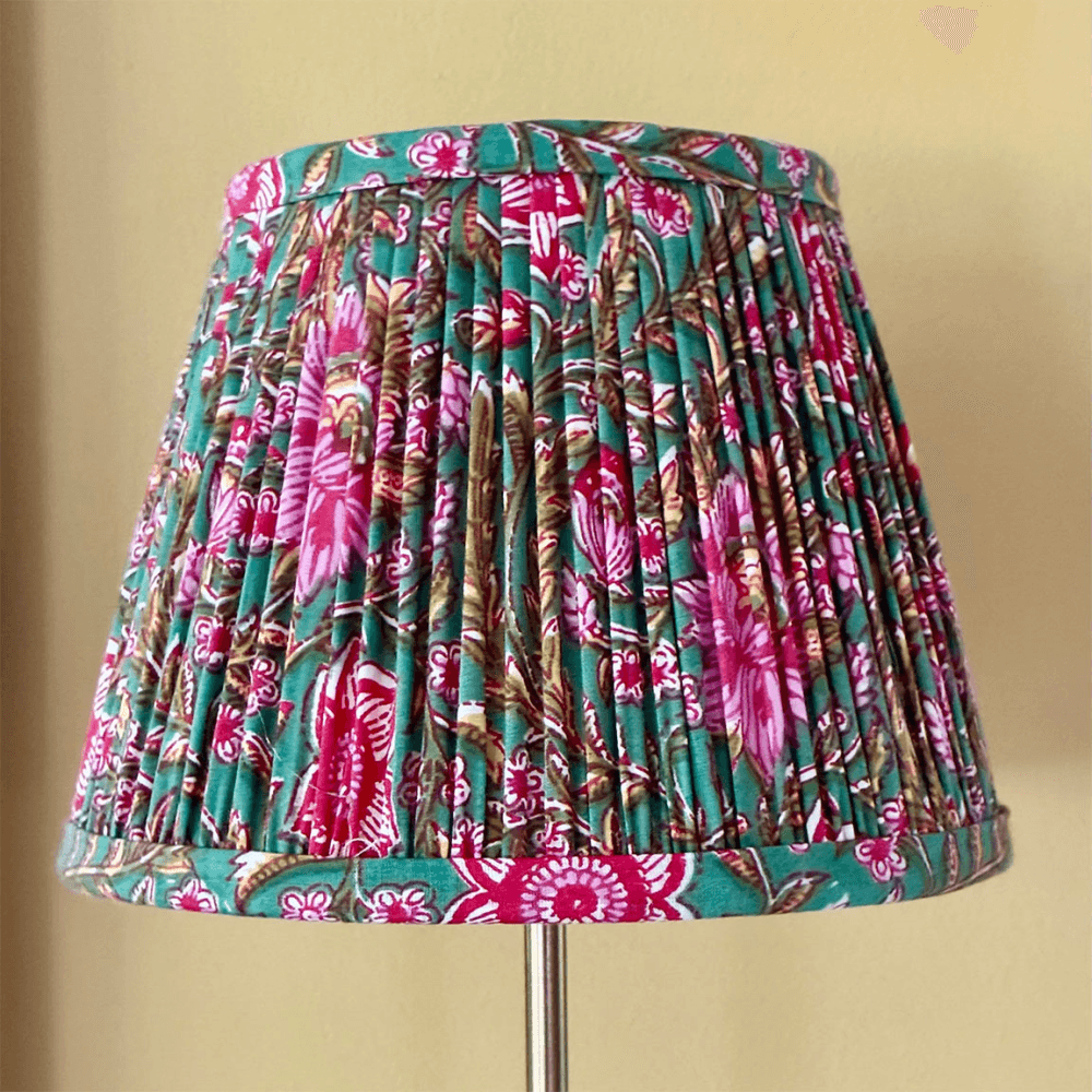Block Print Lampshade