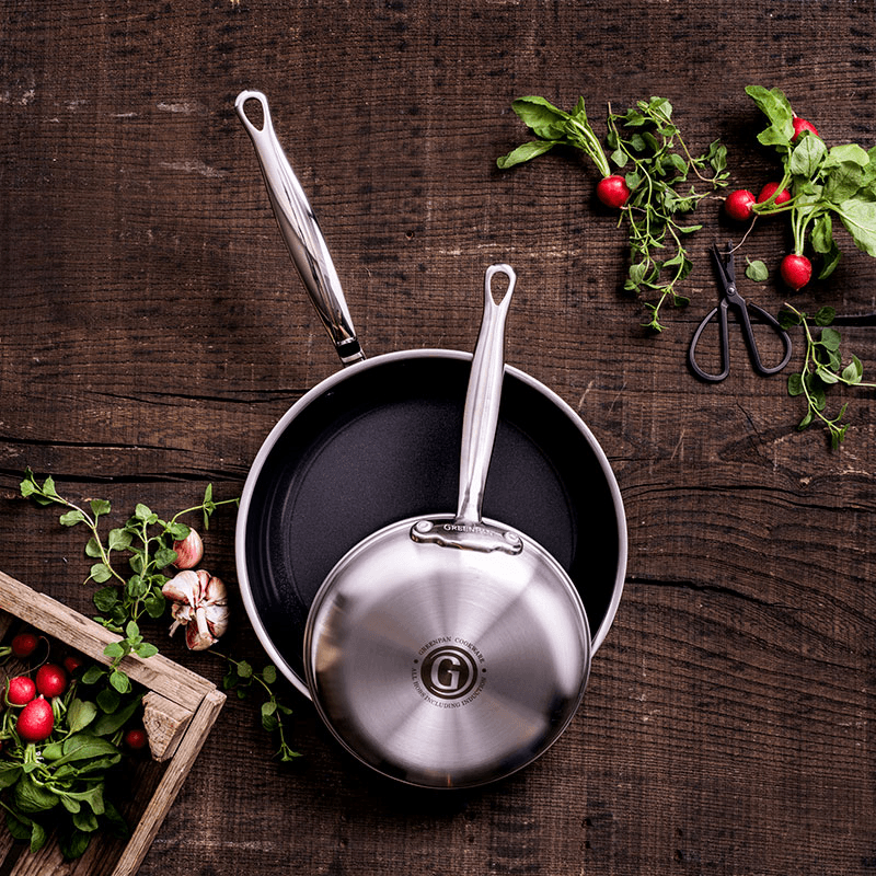 Premiere Non-Stick Frypan, 30cm, Stainless Steel