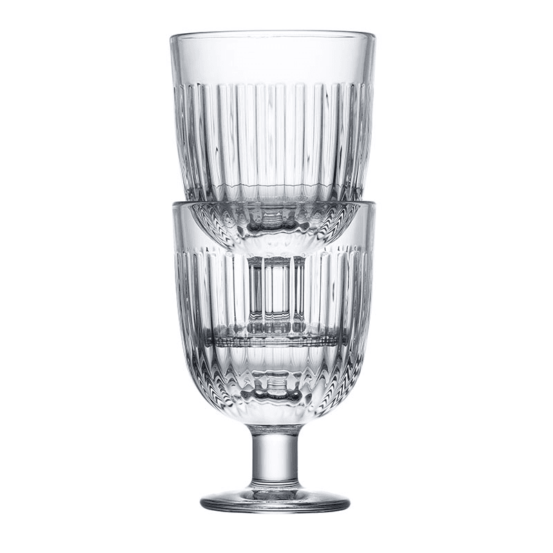 Ouessant Set of 6 Wine Glasses, 220ml, Clear