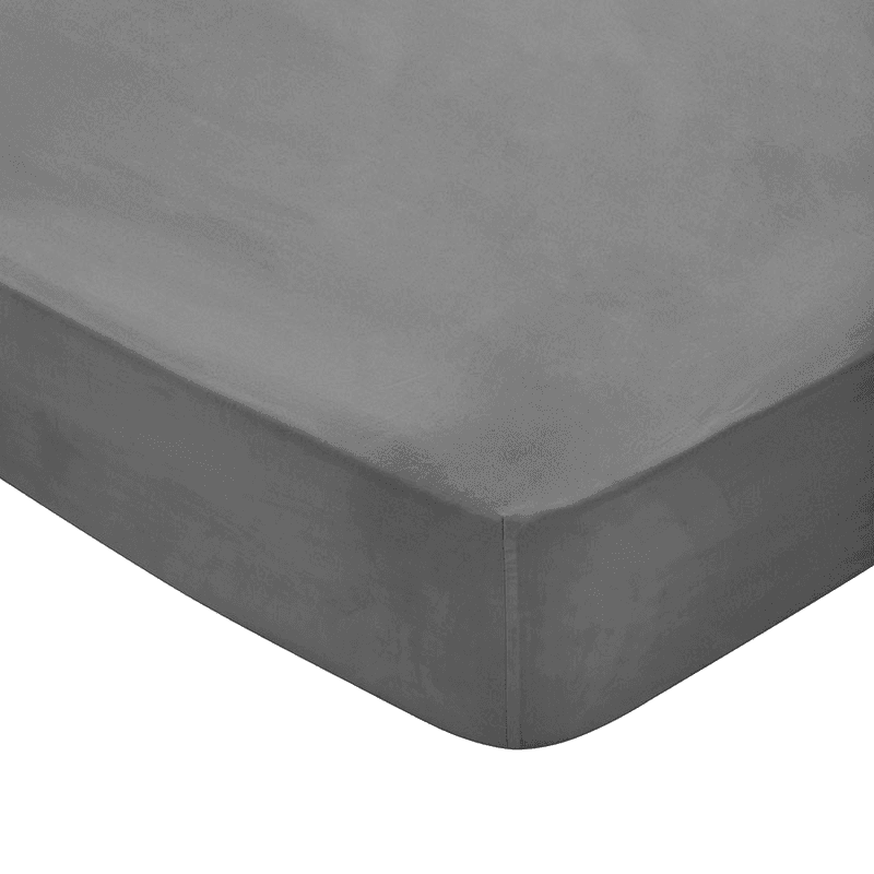 Bob Fitted Sheet, Double, Charcoal