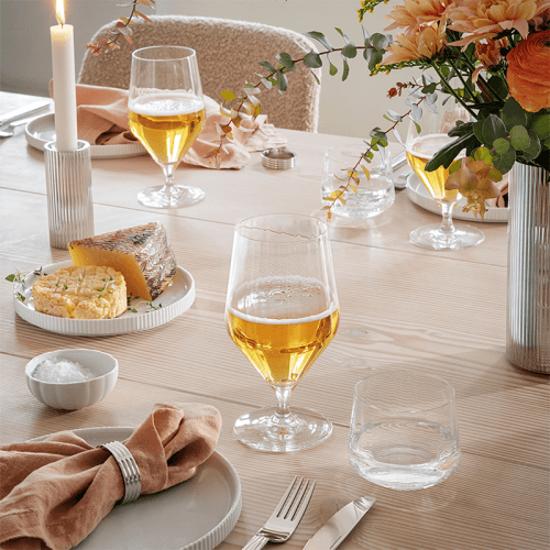 Image showing the Bernadotte Set of 6 Beer Glasses, 520ml, Clear product.