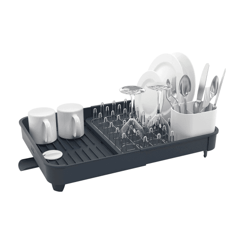 Image showing the Extend Expandable dish rack, grey product.