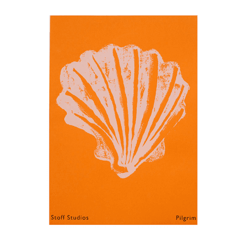Image showing the Pilgrim Print, 60 x 42cm, Tangerine product.
