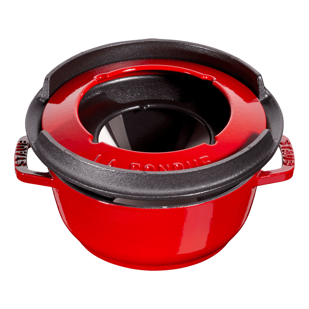 Mini fondue set, 10cm, Cherry