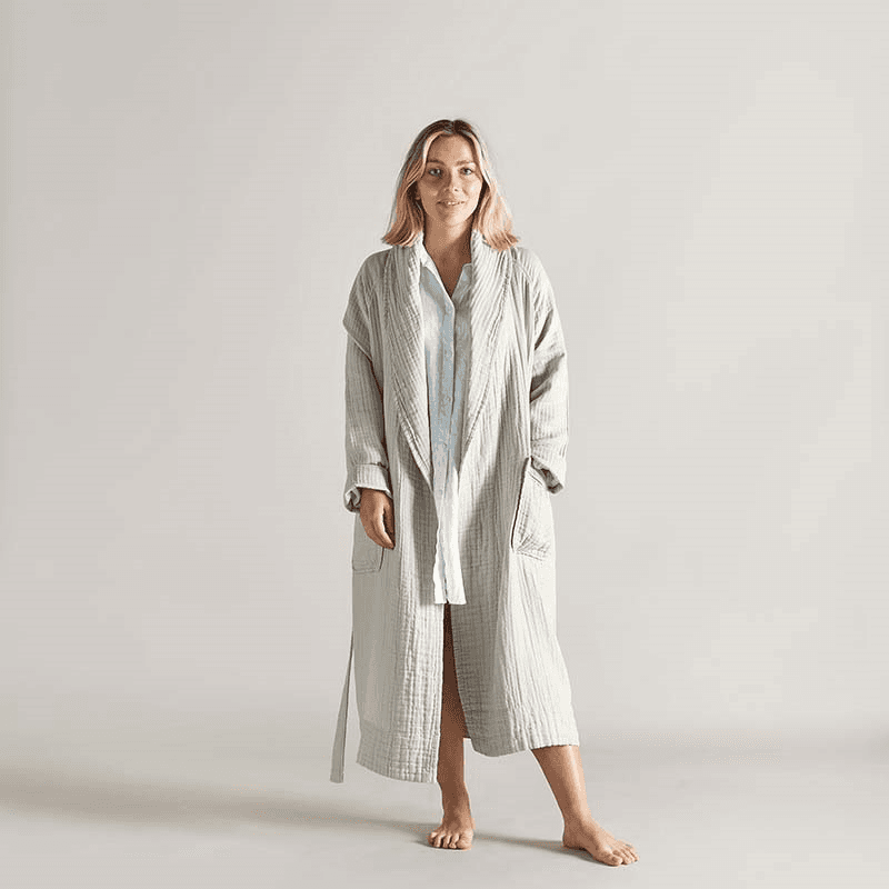 The Dream Cotton Robe, Extra Extra Large, Clay