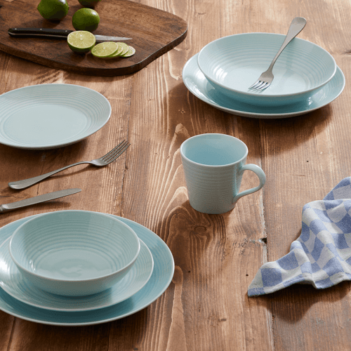 Image showing the Gordon Ramsay Maze Set of 4 Mugs, 400ml, Blue product.