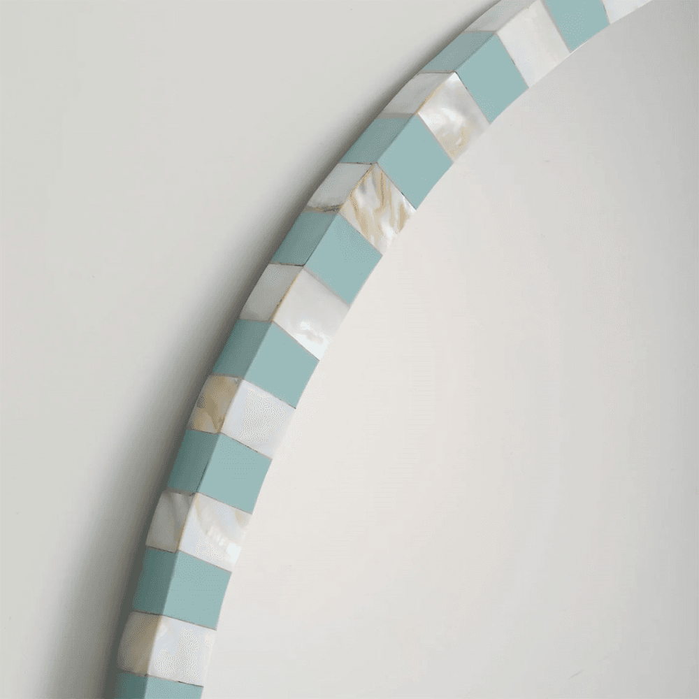 Oval Pearl Mirror