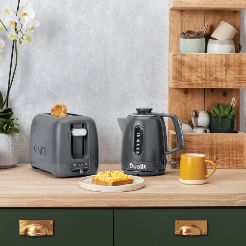 Image showing the Domus 2 slot toaster, Grey product.