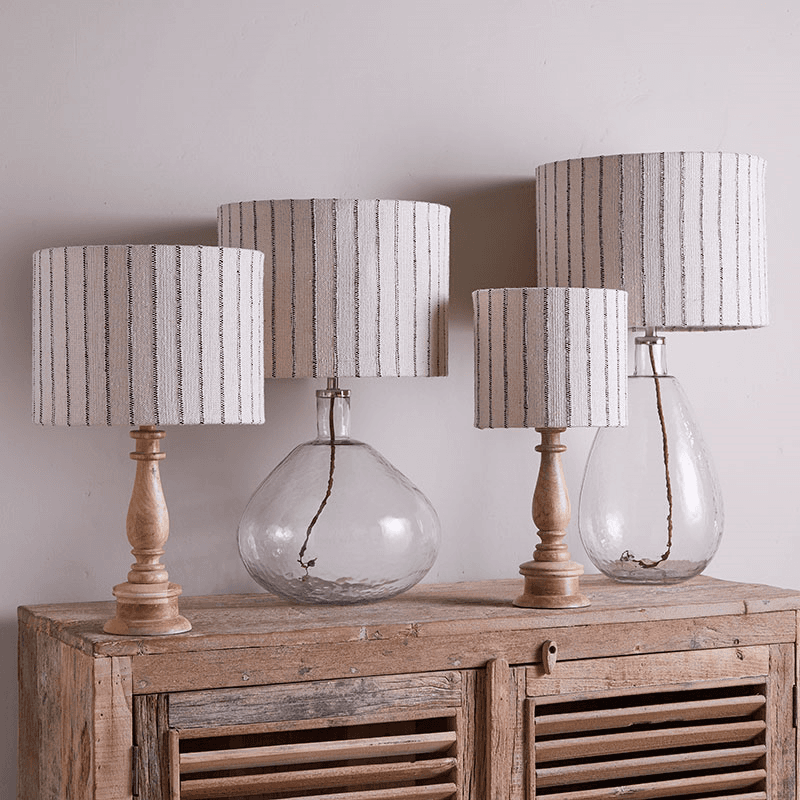 Sanja Cotton Stripe Lampshade