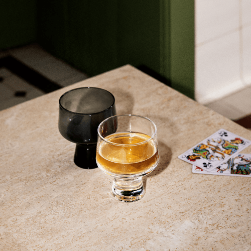 Image showing the Solare Set of 2 Tumblers, Dark Grey product.