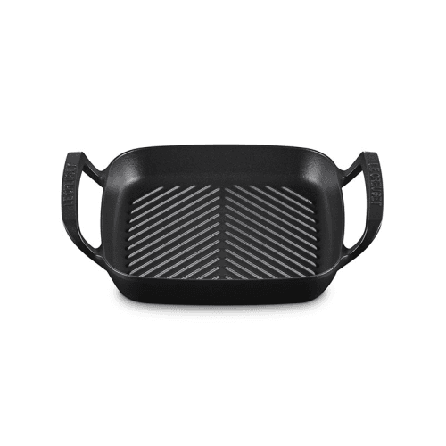 Image showing the BBQ Square Grill Pan, Satin Black product.