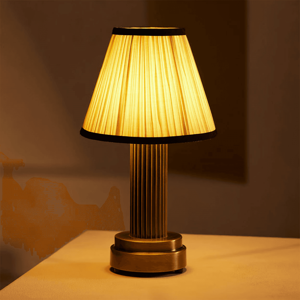 Emmie Portable Lamp, Brass