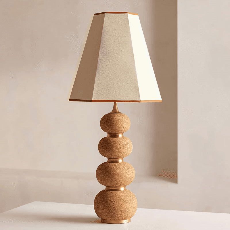 Naomi Table Lamp, H90cm, Brown
