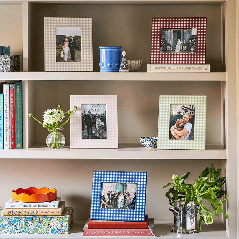 Gingham Photo Frame