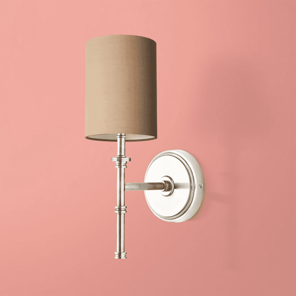 Chukka Single Wall Fitting, Antiqued Silver