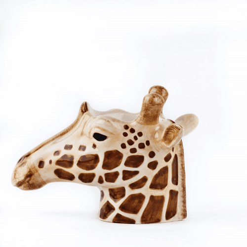 Image showing the Giraffe Egg Cup, H8.5cm, Brown product.