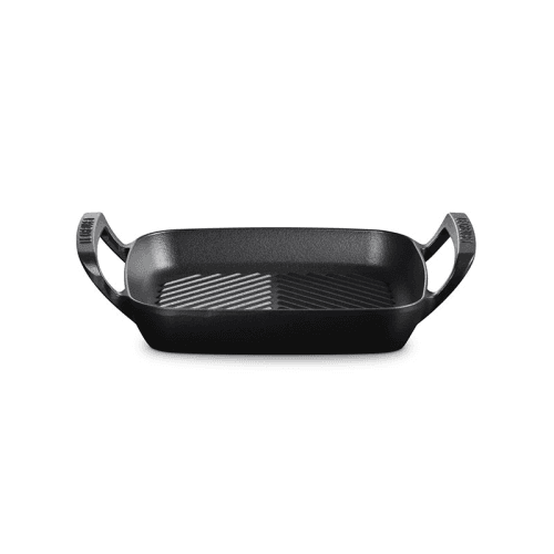 Image showing the BBQ Square Grill Pan, Satin Black product.