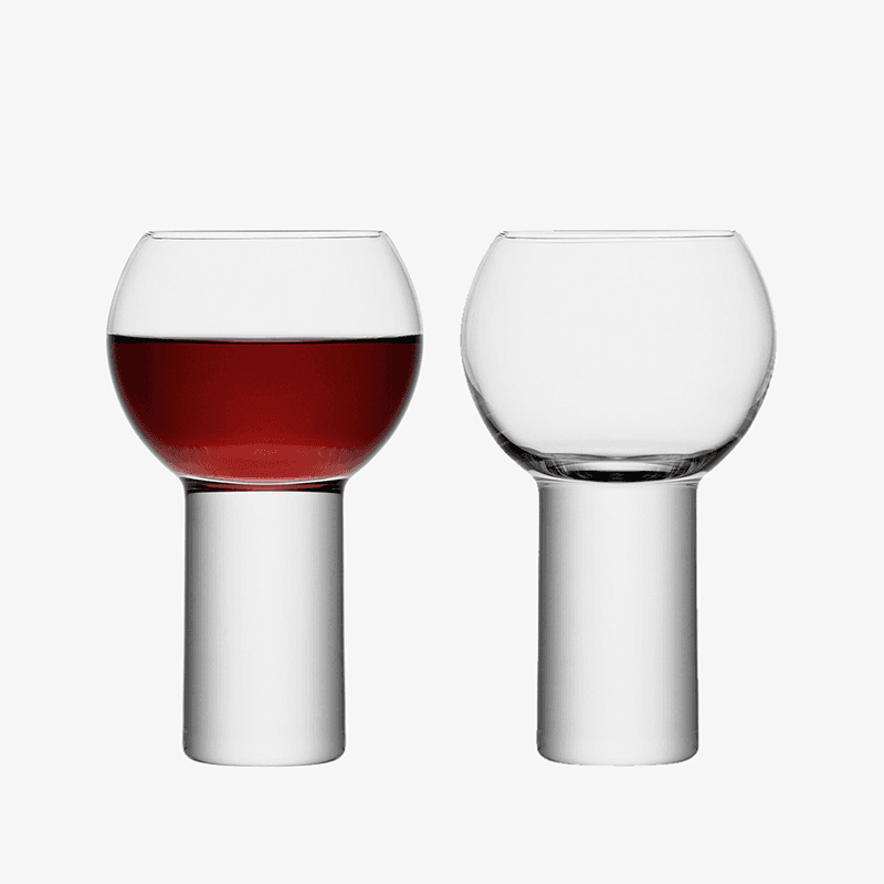 Boris Set of 2 WIne Goblets, 360ml, Clear