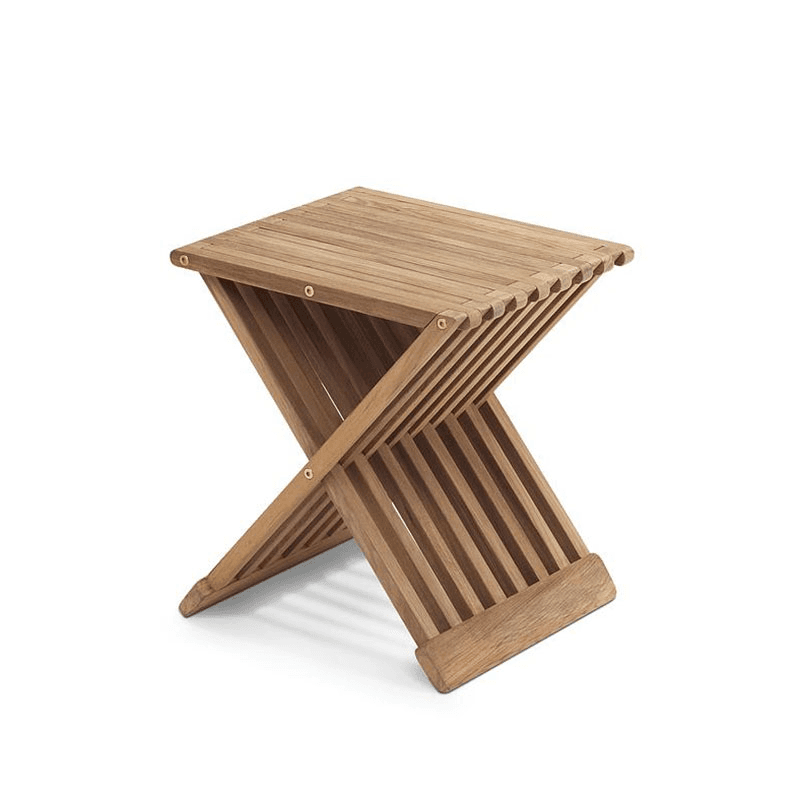 Fionia Stool, W40 x D33.5 x H44cm, Teak