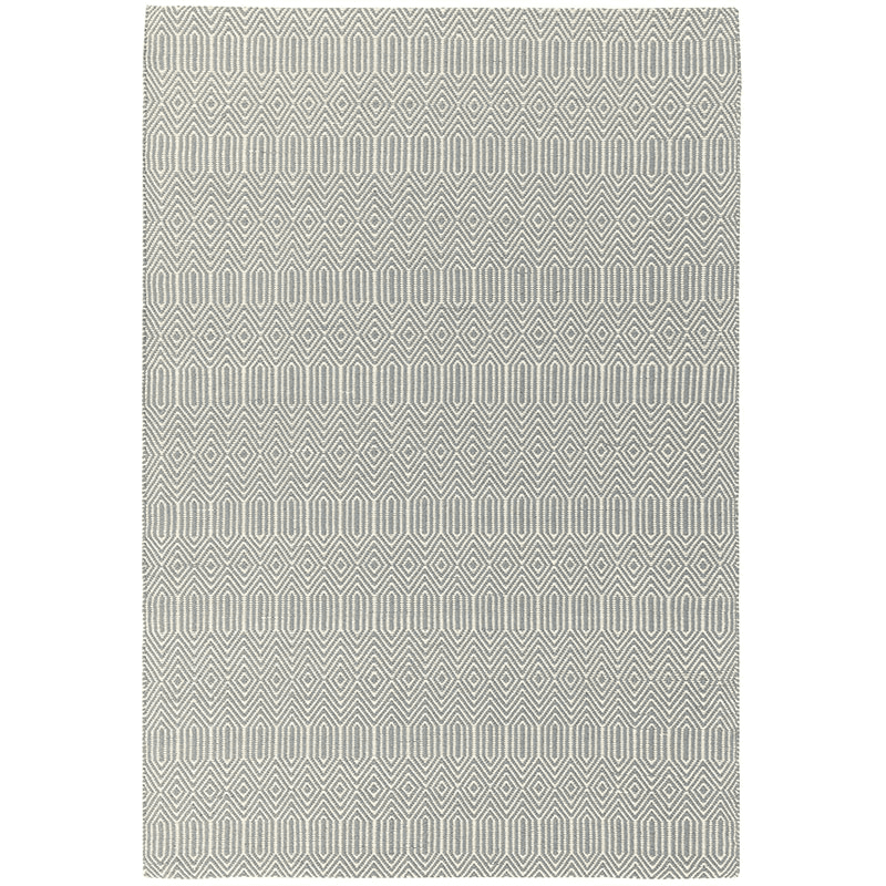 Sloan Ethnic Flatweave Runner, 200 x 300cm, Silver