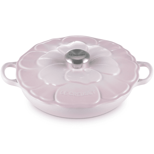 Image showing the Cast Iron Petal Shallow Casserole product.