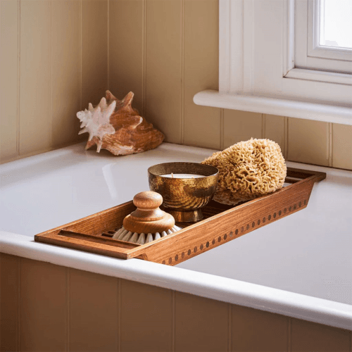 Image showing the Moken Bath Caddy, Brown product.