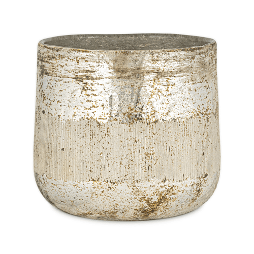 Image showing the Juniper & Fir 3 Wick Scented Candle, Antique Gold product.