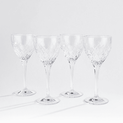 Image showing the Barwell Set of 4 Wine Glasses, Clear product.